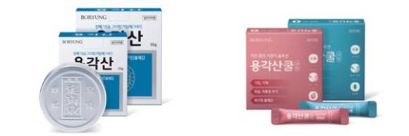 환절기를 맞아 기침이 잦은 사람들이 늘고 있다. 사진은 용각산(왼쪽)과 용각산쿨. /사진=보령