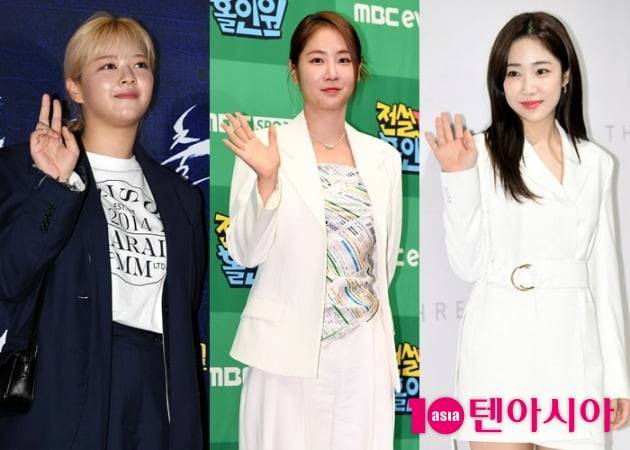 정연, 소유, 최희./사진=텐아시아DB