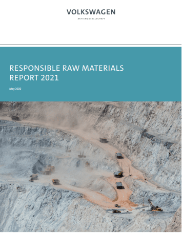 책임 있는 원자재 보고서 2021 표지