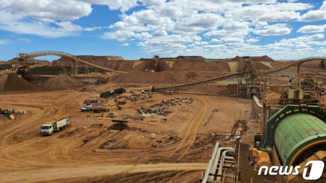 호주 레이븐소프사의 니켈 광산 전경