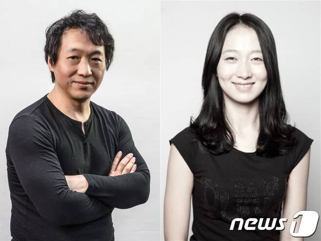 남동진(왼쪽) 박윤정 배우