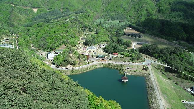양구수목원 전경. 양구군 제공