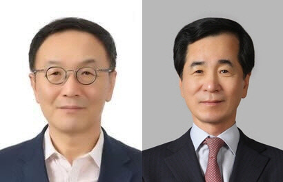 왼쪽부터 이건호 전 국민은행장·박세춘 법무법인 화우 고문. 토스뱅크 제공.