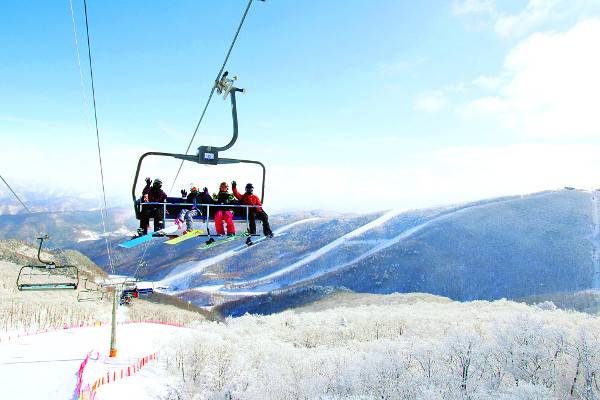하이원리조트의 리프트. 하이원리조트 제공