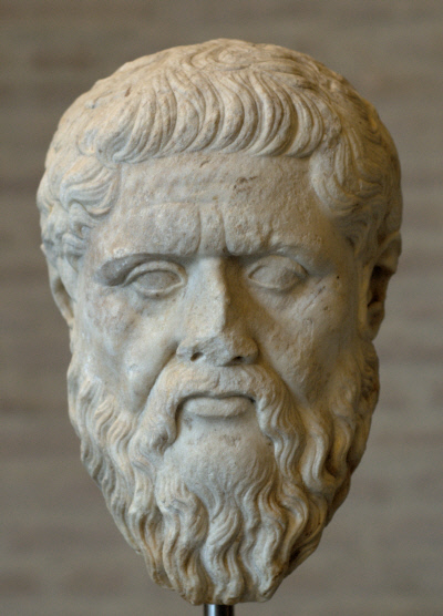 플라톤 사후 제작된 플라톤 두상의 로마시대 모작. 로마 카피톨 박물관 소장