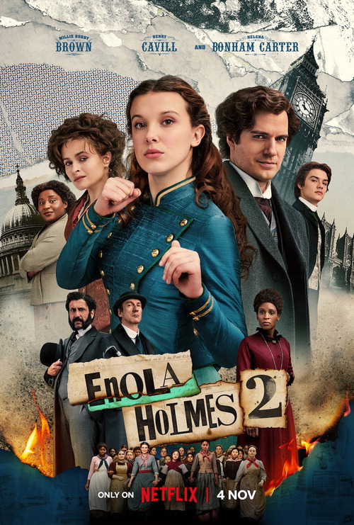 넷플릭스 영화 '에놀라 홈즈2' 포스터.
