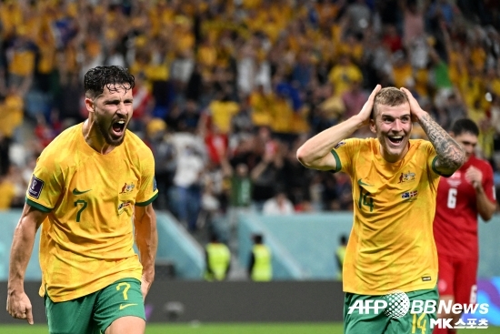 호주는 4일 아르헨티나와의 월드컵 16강전에 앞서 선발 명단을 발표했다. 사진=ⓒAFPBBNews = News1