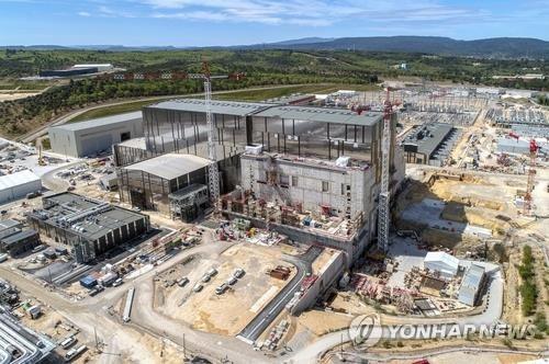 프랑스 카다라쉬 국제핵융합실험로(ITER) 건설 현장 [한국핵융합에너지연구원 제공. 재판매 및 DB 금지]