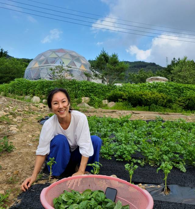 최고의 식재료를 위해 직접 농사까지 지어봤다는 김 대표님. /사진제공=파인푸드랩