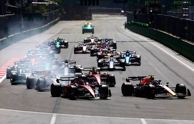 F1 경기 장면