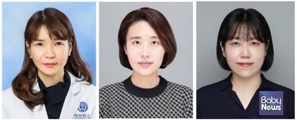 세브란스병원 가정의학과 이지원, 용인세브란스병원 가정의학과 권유진, 강남세브란스병원 의학통계학과 이혜선 교수 연구팀은 나트륨은 사망에 끼치는 영향은 없지만, 칼륨 섭취가 많으면 사망률은 최대 21% 낮아진다고 11일에 밝혔다.(좌부터 이지원, 권유진, 이혜선 교수). ⓒ세브란스병원