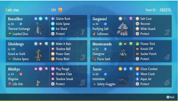 샌디에고 지역 챔피언십에서 사용한 이지석 선수의 파티 구축 - 이미지 출처 : 이지석 선수 트위터