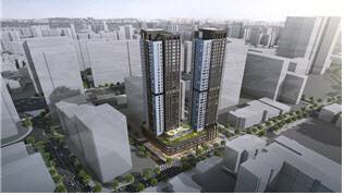 마포로1구역 제10지구 도시정비형 재개발 사업 조감도.