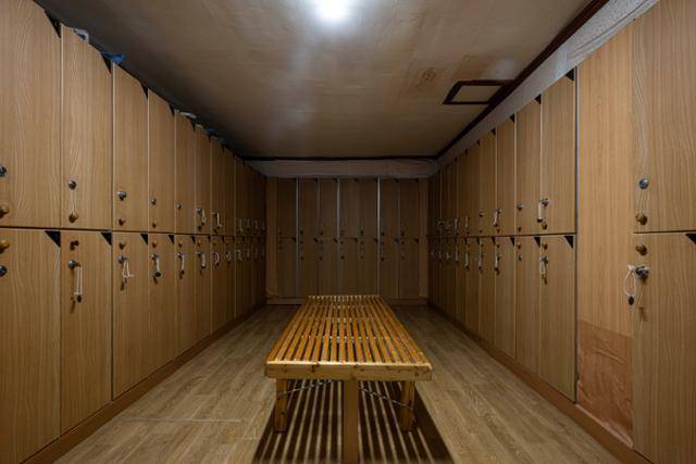 서울 은평구 명진목욕탕의 탈의실 모습. 이한호 기자