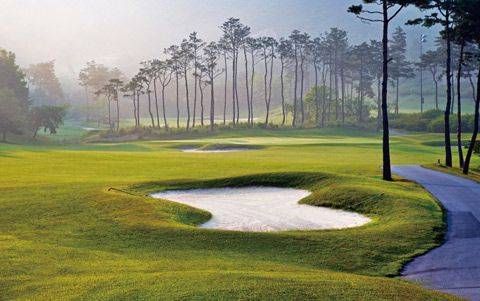 퍼블릭골프장으로 운영 중인 골프존카운티 선운의 10번 홀./조선DB