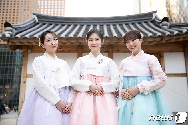 펀치 백예빈 이보람(왼쪽부터) / 뉴스1 ⓒ News1 이승배 기자