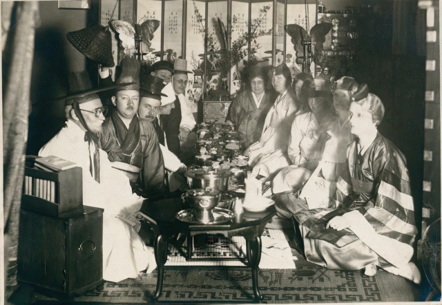 1923년 2월 게일 선교사의 회갑잔치. 서울역사박물관 제공
