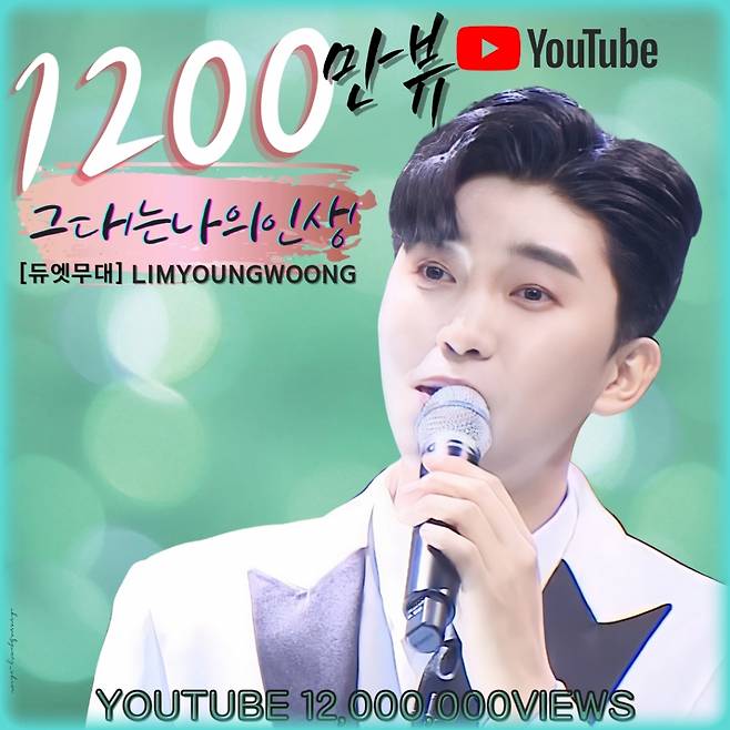 "멋있으십니다" 임영웅 '그대는 나의 인생' 1200만뷰