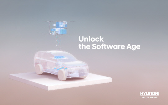 현대자동차그룹이 '언 락 더 소프트웨어 에이지'(Unlock the Software Age)에서 발표한 소프트웨어 중심 자동차(SDV)의 개념도. 현대차그룹 제공