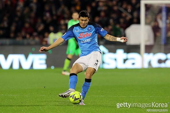 AS로마를 상대로도 맹활약한 김민재.(사진=게티이미지)