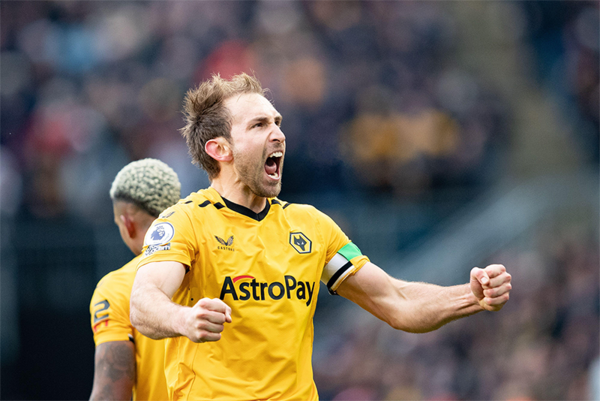 승리를 거둔 울버햄튼 원더러스.