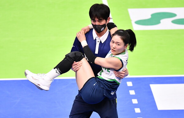 현대건설 리베로 김연견. 사진┃KOVO 제공