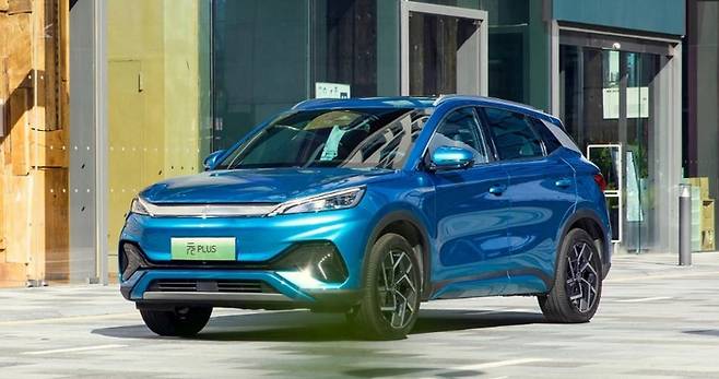 중국 자동차 제조사 BYD의 전기차 ‘위안’