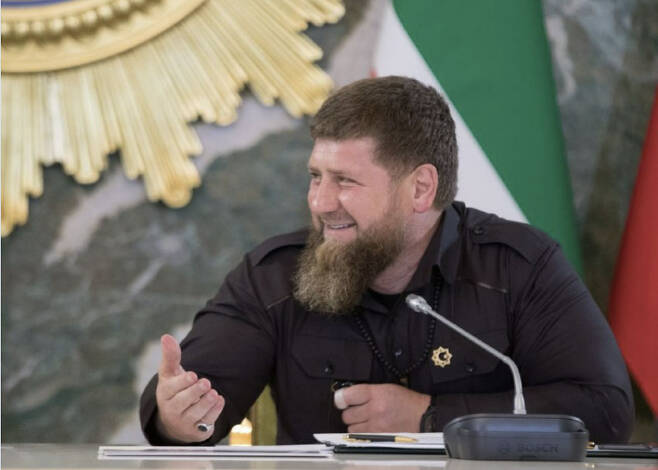 람잔 카디로프 체첸공화국 수장 / 사진=람잔 카디로프 텔레그램