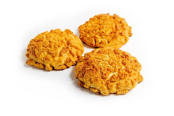 사진은 일반적인 소보로빵이다. 노을빵은 소보로빵의 ‘왕(王) 버전’ 이었다. 현재는 단종된 듯하다. ⓒ시사IN 조남진