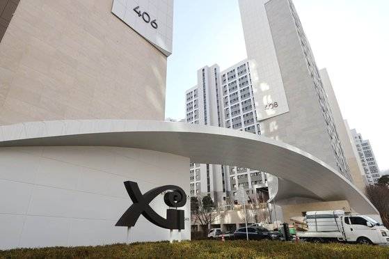 13일 입주가 중단된 서울 강남구 개포동 '개포자이 프레지던스'(개포주공 4단지 재건축)의 모습. 연합뉴스