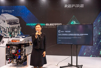 APAS together with REFIRE, unveiled Hong Kong's first fuel cell-electric vehicle charging prototype and off-grid power unit