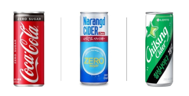 다양한 제로 탄산음료/사진=각 사
