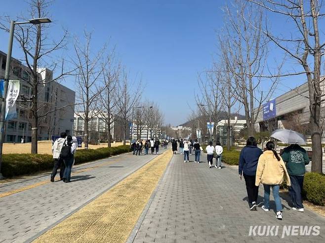 21일 서울 연세대학교 교정. 사진=조유정 기자