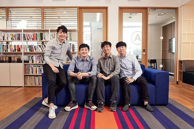 왼쪽부터 매스프레소의 공동창업자 정호재, 이종흔, 정원국, 이용재. /매스프레소 제공