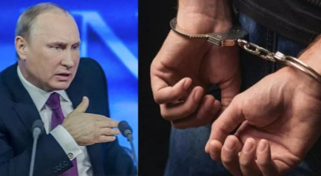 국제형사재판소는 지난 17일 전쟁범죄 혐의로 푸틴 러시아 대통령(왼쪽)에 대한 체포 영장을 발부했다