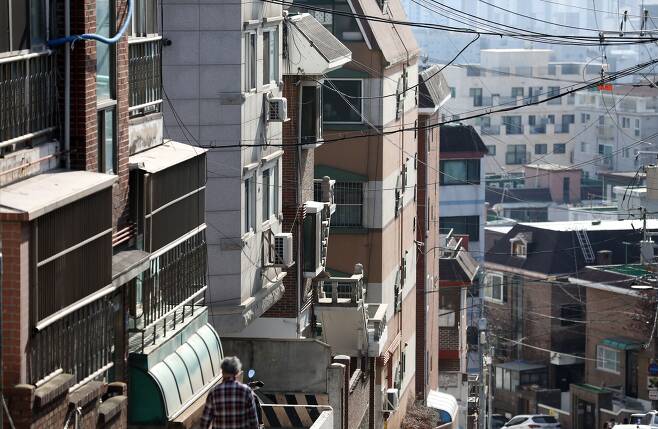 서울 시내의 빌라 밀집지역. /뉴스1