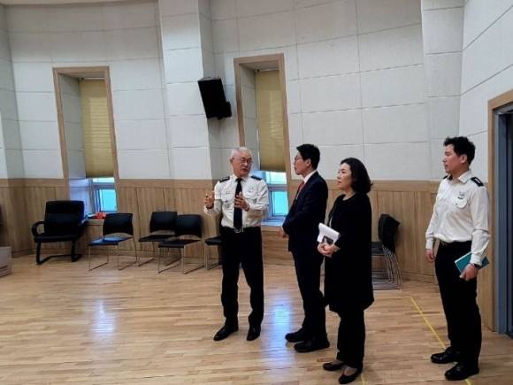 지난 30일 광진소방서 현장 간담회를 개최한 박성연 의원