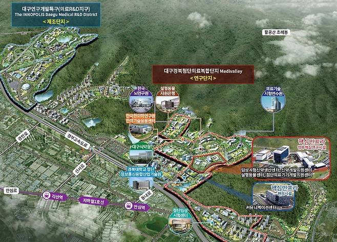 케이메디허브 조감도. /케이메디허브