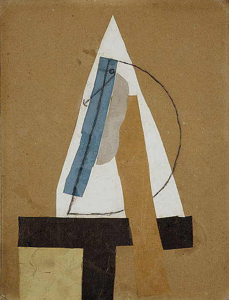 파블로 피카소의 1913-14년 작품 ‘머리’. 사진출처: 스코틀랜드 현대미술관.