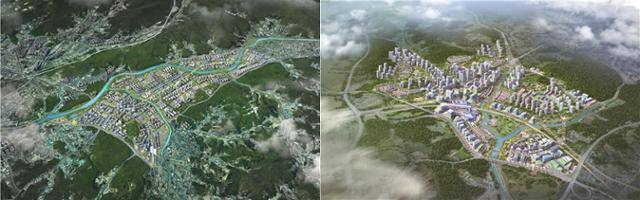 수도권 3기신도시 중 가장 규모가 큰 남양주 왕숙(왼쪽) 왕숙2지구 조감도. LH 제공