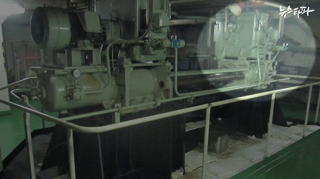 ▲ 세월호의 타기장치