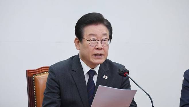 '전대 돈 봉투 의혹' 관련 입장 밝히는 이재명 대표 / 사진=연합뉴스