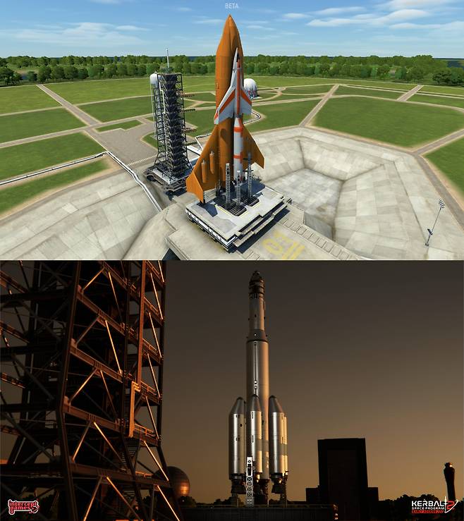 우주선을 제작하는 '커벌 스페이스 프로그램2'(출처='커벌 스페이스 프로그램2' 공식 홈페이지).