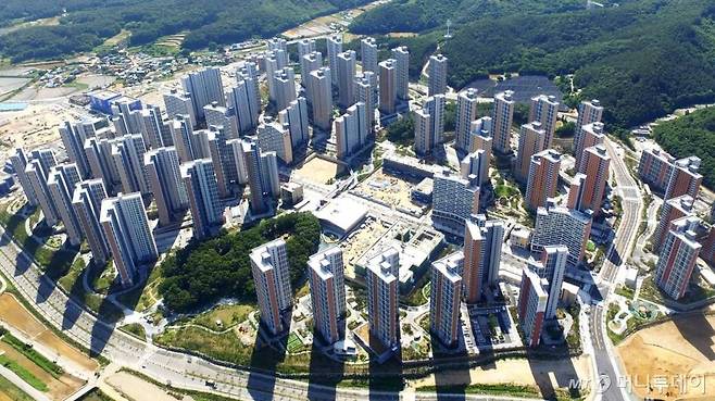 용인시 처인구 남사읍에 위치한 e편한세상용인한숲시티 단지 모습/사진제공=내부 DB