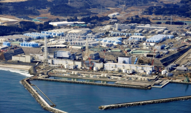 일본 후쿠시마현(?) 오쿠마 소재 후쿠시마 제1 원자력 발전소의 전경./사진=뉴스1