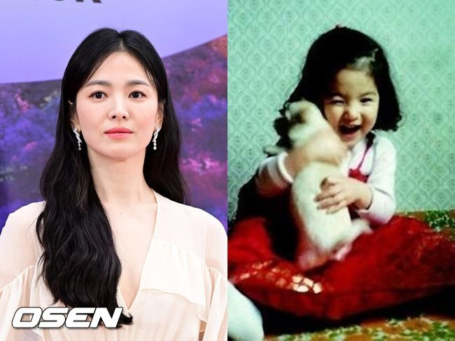 song hye kyo childhood photos