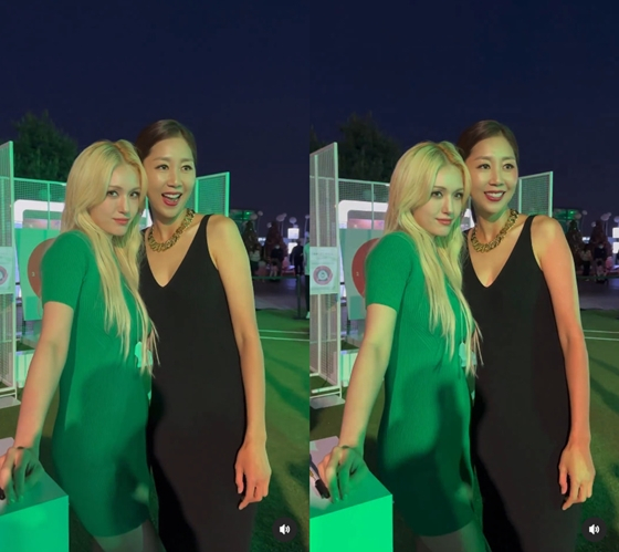 Jeon Mi-ra posted a video on his instagram with a singer-songwriter on the 14th.In the public footage, Jeon Mi-ra attended an event and met Jeon So-mi. Jeon Mi-ra dressed up in a black dress, and Jeon So-mi is wearing a green dress.In particular, Jeon Mi-ra attracted the attention of her body, which is as good as her former idol. In her mid-40s, she is proud of her beauty, which is comparable to that of her early 20s.Meanwhile, Jeon Mi-ra married Yoon Jong Shin in 2006; the pair have one son and two daughters under their belts.
