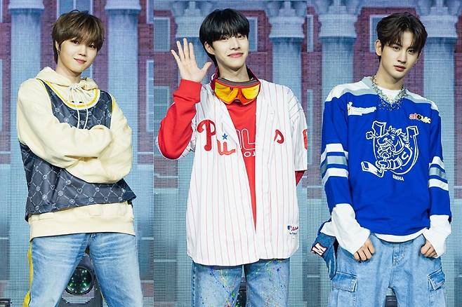 왼쪽부터 유나이트 은호, 현승, 형석. 브랜뉴뮤직 제공