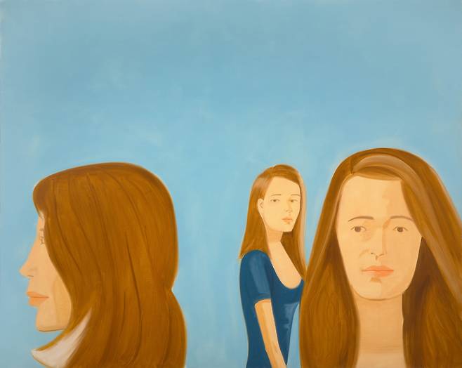 알렉스 카츠(Alex Katz),엘리자베스(Elizabeth),2010 Oil on linen,243.8 x 304.8 cm