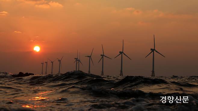제주도 탐라해상풍력발전단지. 강윤중 기자